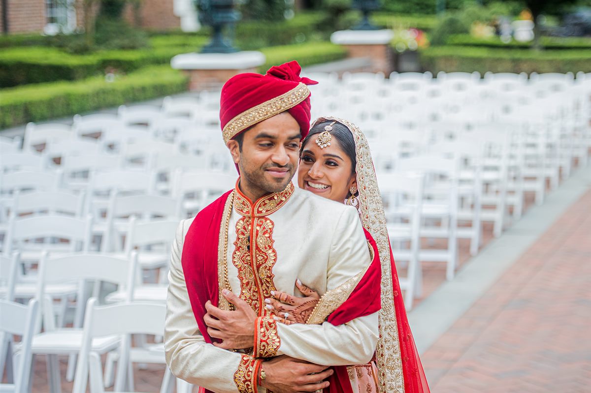 Held close before the ceremony