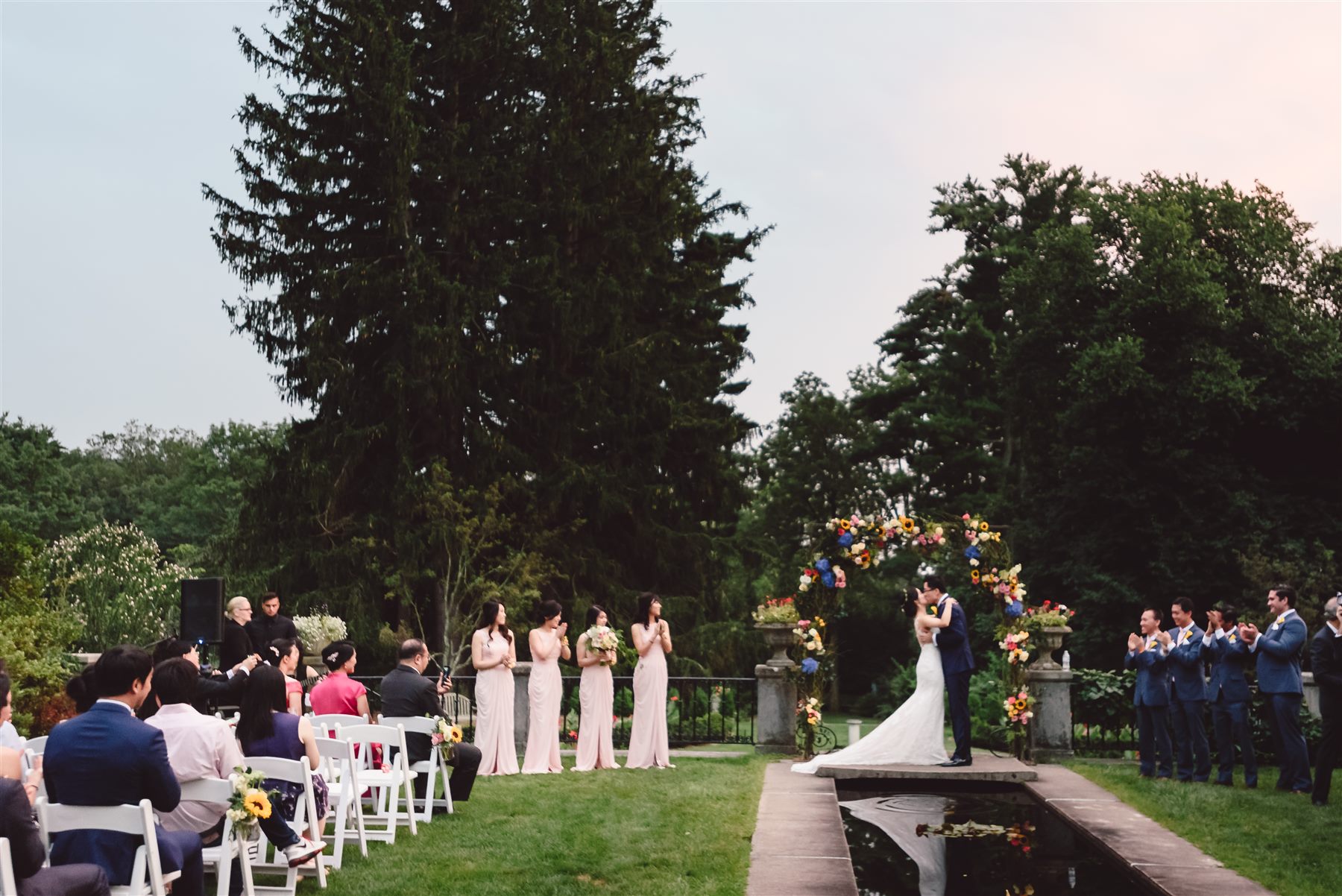 Vows in the evening light