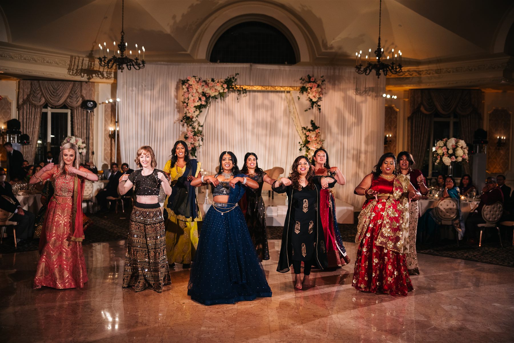 A performance for the couple
